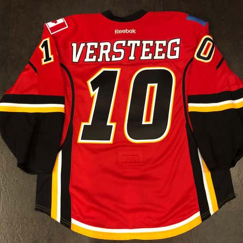 Reebok EDGE 2.0 Calgary Flames VERSTEEG Home Jersey Sz 56