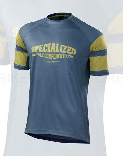 Specialized Men's Enduro Comp Short Sleeve Jersey Dust Blue - Medium