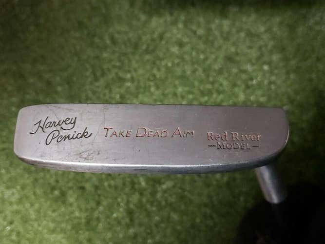 Harvey Penick Take Dead Aim Red River Model Putter RH 34" Steel (RR3879)