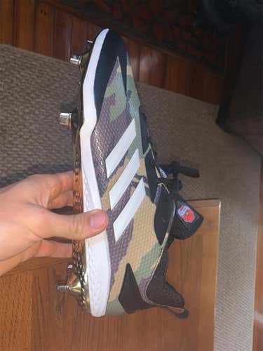 Men’s Limited Edition Adidas Military Appreciation Cleats Size 13