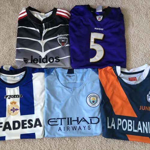 Football & Soccer Jersey Bundle