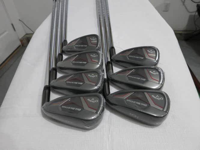 Callaway 2019 Big Bertha 19 Iron Set - 5-PW, AW - KBS Regular Flex Steel - NEW