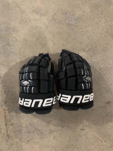 Black Senior Bauer Nexus 1000 14" Gloves