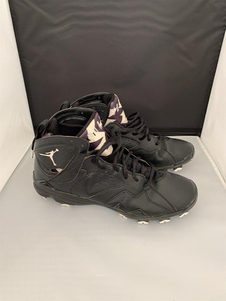 Black Men's Molded Cleats High Top