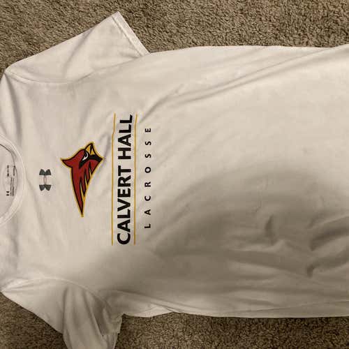 Team issued Calvert Hall lacrosse warm-up shirt