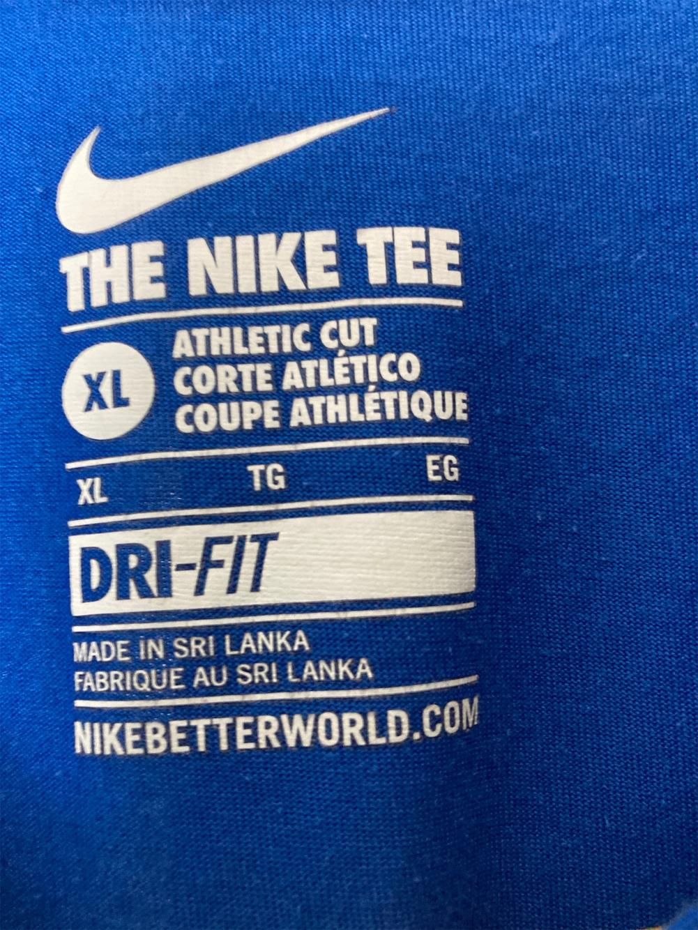 the nike tee athletic cut