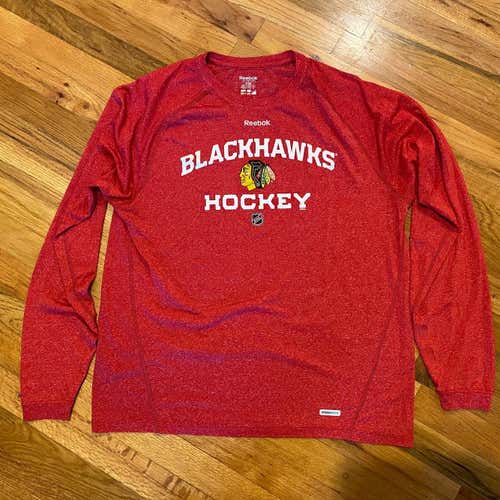 Chicago Blackhawks Reebok Speedwick shirt size L