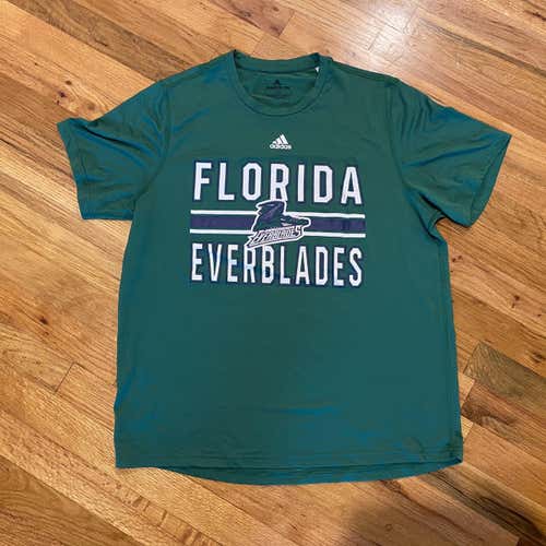 Florida Everblades Adidas shirt size L