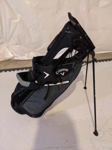 Black Unisex 2018 Callaway Hyperlite 3 Stand Bag (great condition)