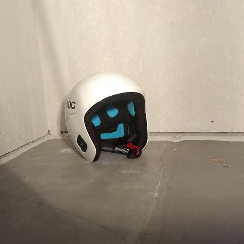 White Used Unisex Extra Small / Small POC Skull Orbic X Spin Helmet FIS Legal - 51/52