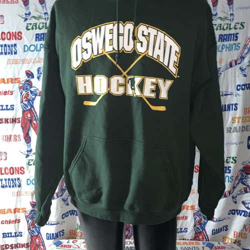 Oswego State Lakers (NY) College Hockey Hooded Sweater Hoodie XL