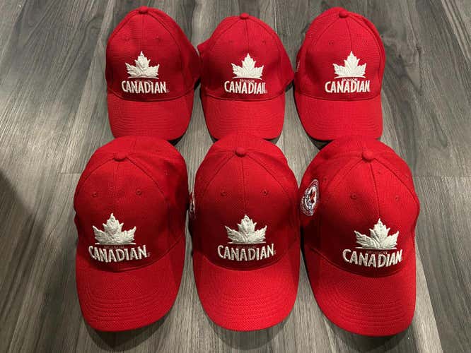 MOLSON CANADIAN BEER HOCKEY - Adult One Size Fits All, All 6 Hats - NEW