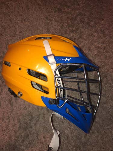 Yellow Adult Player's Cascade CPX-R Helmet