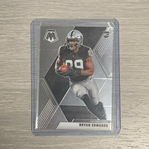 Bryan Edwards Las Vegas Raiders Panini Mosaic NFL Football Rookie Card #230