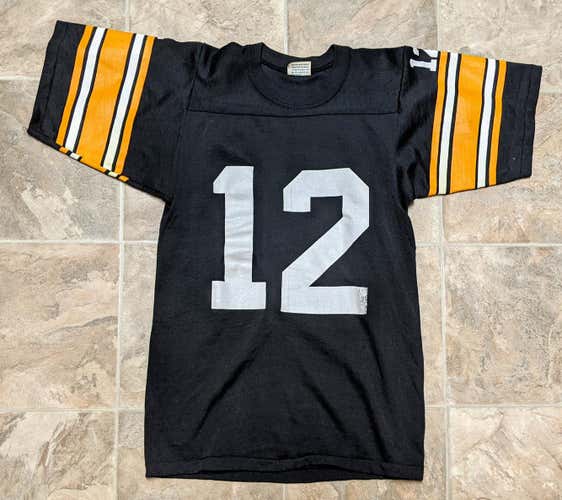 Vintage Terry Bradshaw 1970s Pittsburgh Steelers Jersey