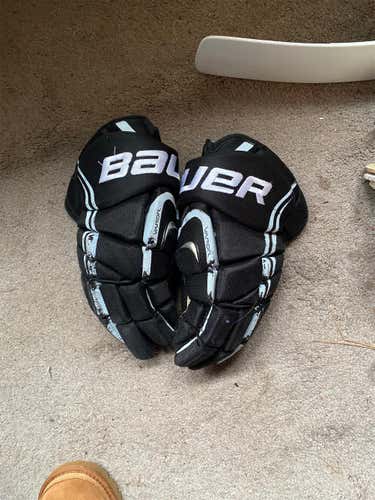 Black Senior Bauer Vapor Pro Series 14"  Gloves