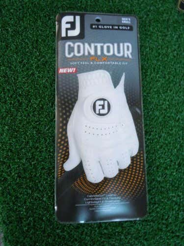 Men's Footjoy FJ Contour FLX Golf Glove NEW White LEFT HAND