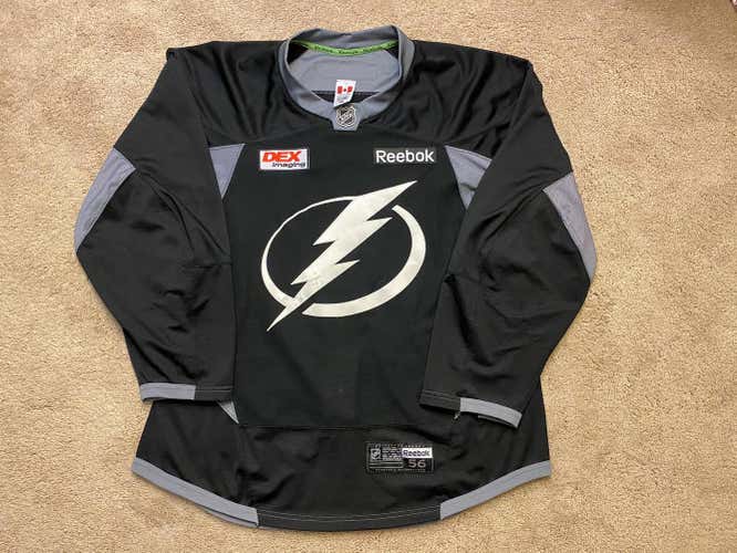 Reebok Edge 3.0 Pro Stock Tampa Bay Lightning Practice Jersey - Black