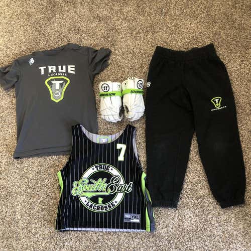 10” True Lacrosse Team Gloves And True MN Apparel