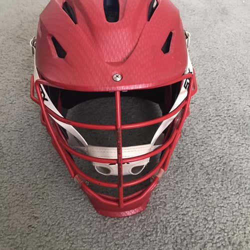 Red Used STX Rival Helmet