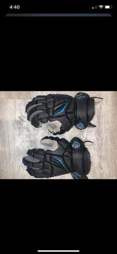 Black Used Player's Under Armour Charge 2 13" Lacrosse Gloves