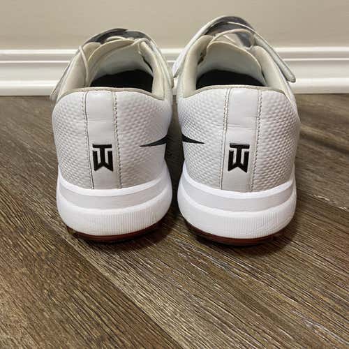 White Men's Size Men's 10.5 (W 11.5) Nike Tiger woods Golf Shoes