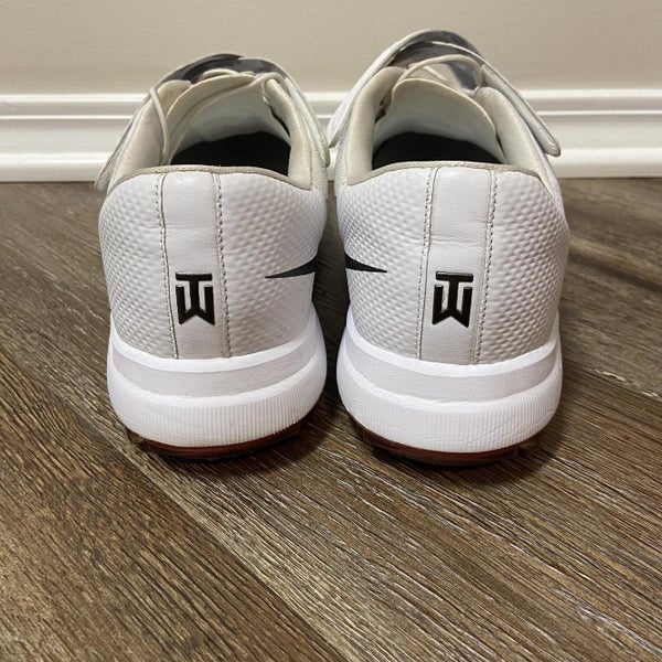 White Men's Size Men's 10.5 (W 11.5) Nike Tiger woods Golf Shoes