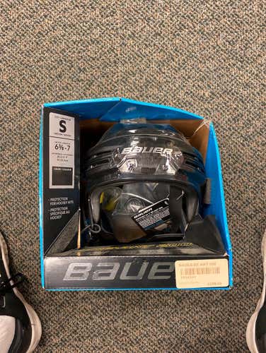 New Black Small Bauer Re-Akt 200  Helmet