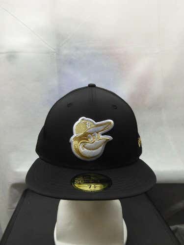 NWS Baltimore Orioles Black/Gold New Era 59fifty 7 3/8 MLB