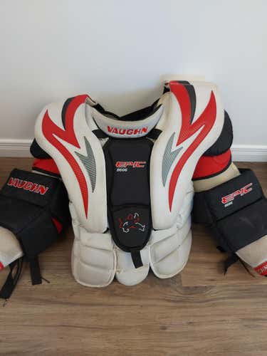 Used Senior Small Vaughn Epic 8606 Goalie Chest Protector