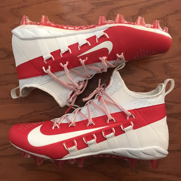 New Nike Huarache 6 Cleats Size 10.5 Red/White
