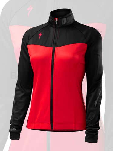 Specialized Women's Therminal Long Sleeve Jersey Red / Black Team - Medium