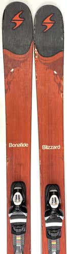 Used Blizzard Bonafide All Mountain Skis with Bindings Size 180 (Option 2030113)