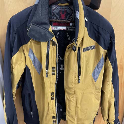 Yellow Used Large Spyder Jacket
