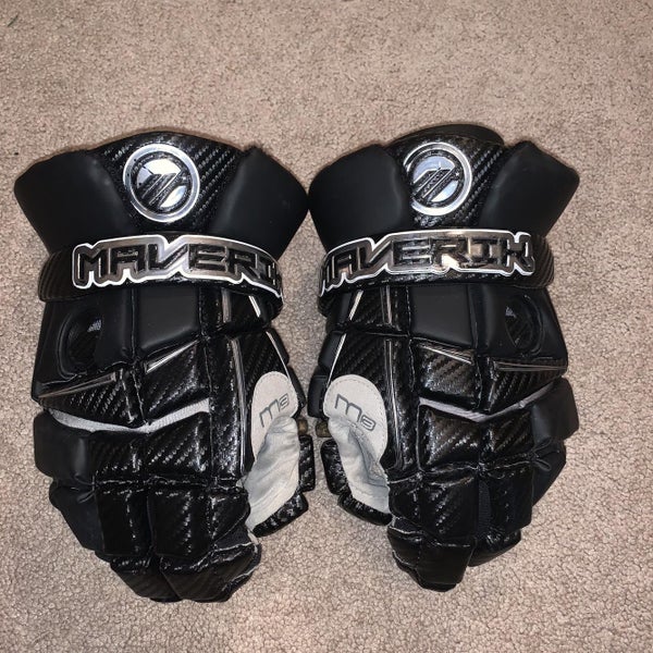 Black Maverik M3 13" Lacrosse Gloves 8/10 Condition