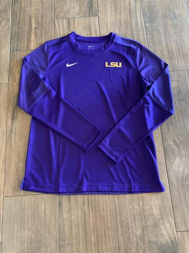 New Nike LSU Tigers L/S Athletic shirt