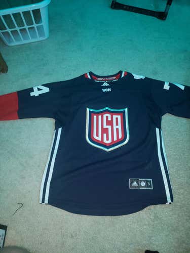 Used Men's Adult Small Adidas  T.J Oshie Jersey