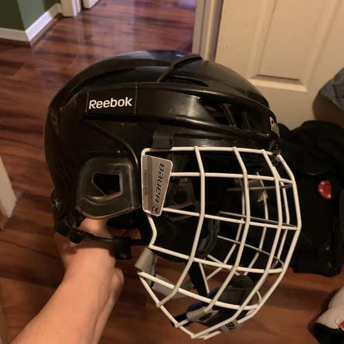 Black Used Medium Reebok 11K VN Helmet