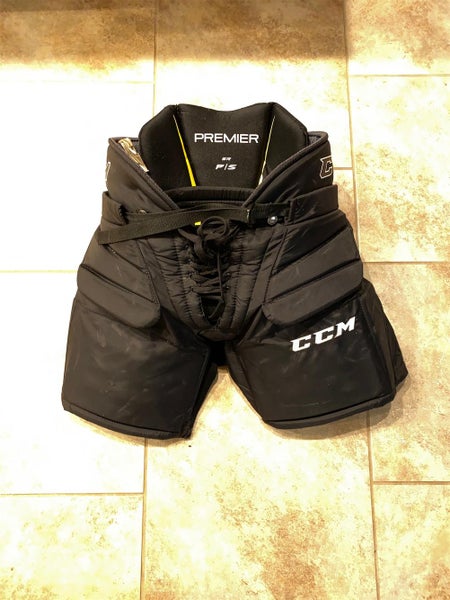 Black Senior Small CCM Hockey Goalie Pants