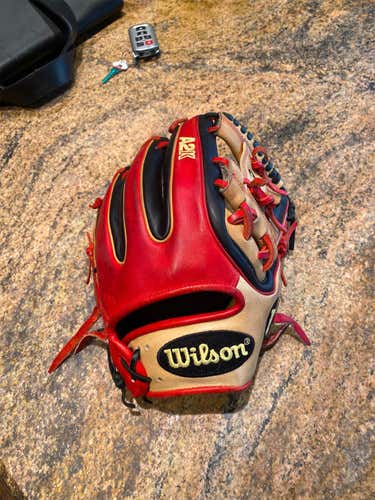 Brown High School/College Infield A2K Datdude 11.5" Baseball Glove