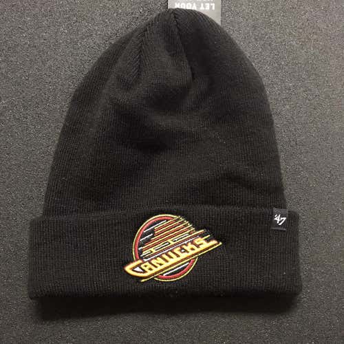 Retro Vancouver Canucks Fanatics 47 Retro Throwback Toque