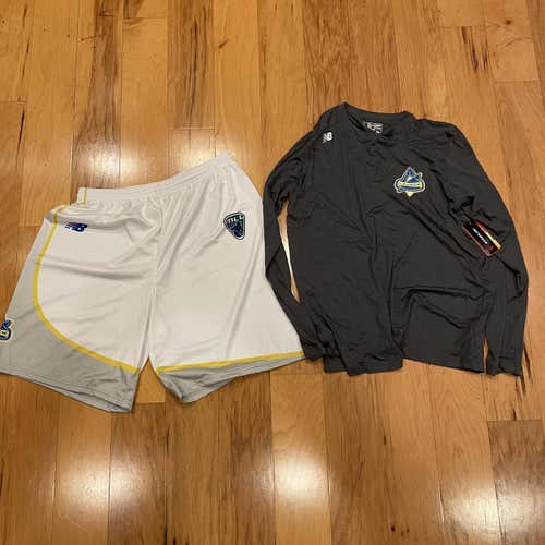 White Adult XL New Balance Shorts