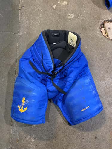 Lake Superior State Bauer Hockey Pants Size Large 0017
