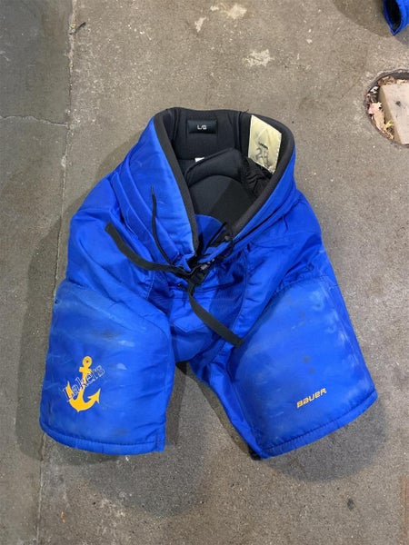Lake Superior State Bauer Hockey Pants Size Large 0017