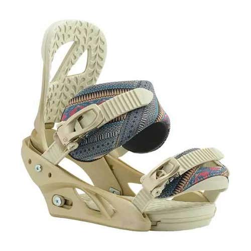 New Women's  Burton Scribe Snowboard Bindings Dusty Rose Size Medium (SY383)