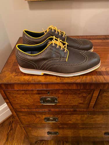 Brown Men's Size 13 (Women's 14) Footjoy Golf Shoes