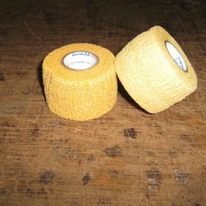2 Rolls of YELLOW Flex Stretch Grip Pro Tape 1.5" x 30'