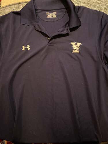 Yale Blue Adult Large Under Armour Polo Shirt