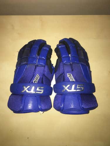 Used STX K18 Lacrosse Gloves 13"