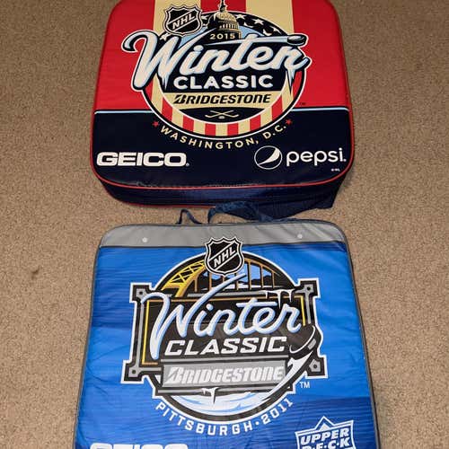 Washington Capitals 2011 & 2015 NHL Winter Classic Seat Cushion Lot